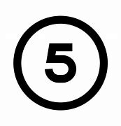 Image result for Circle Number 5