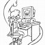Image result for Computer Cartoon Black and White