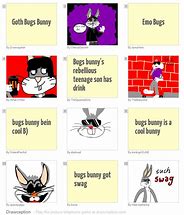 Image result for Goth Thicc Bugs Bunny Meme