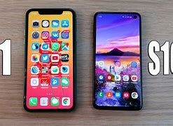 Image result for Samsung Galaxy S10 E versus iPhone 11