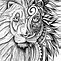 Image result for Wrestling a Lion Black and White Drawing