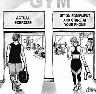 Image result for Gym Phone Memes