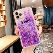 Image result for Purple Glitter iPhone X Case