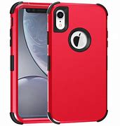 Image result for Red Black Clear iPhone XR Case