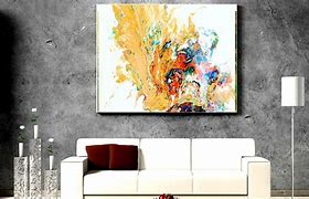Image result for Yellow Abstract Canvas Wall Art