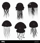 Image result for Jellyfish Silhouette Stencil