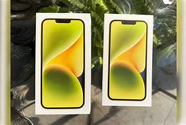 Image result for iPhone 14 Yellow in Hand Unboxing