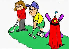 Image result for Miniature Golf Cartoon