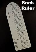 Image result for Printable Sock Ruler