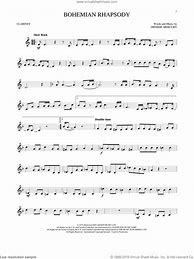 Image result for Sheet Music Notes Clarinet