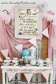 Image result for Mad Hatter Tea Party Poster