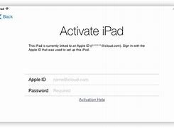Image result for Activation Lock iPad Message