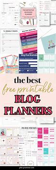 Image result for Printable Blog Planners