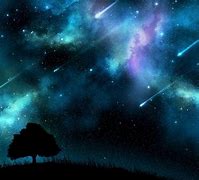 Image result for Beautiful Night Sky with Shooting Stars Wallpaper