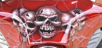 Image result for Motorcycle Skull Art