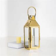 Image result for Lantern Candle Holders Gold