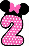 Image result for Minnie Mouse Number 1 Clip Art