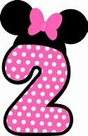 Image result for Printable Minnie Mouse Number 1