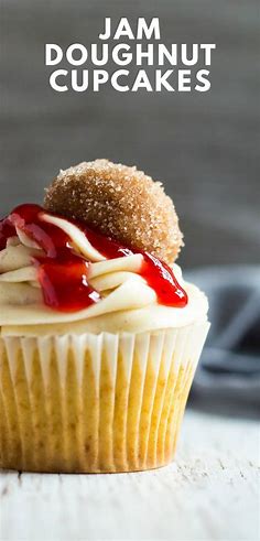 Jam Doughnut Cupcakes | Marsha's Baking Addiction