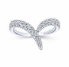 Image result for V-shaped Diamond Ring