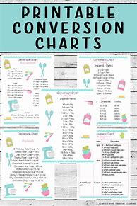 Image result for Free Printable Conversion Chart
