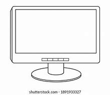 Image result for Computer Monitor Outline