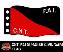 Image result for Flag of the Cnt FIA Spain