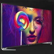 Image result for Sharp 4K HDR TV Android AQUOS Frameless TV