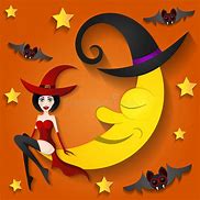 Image result for Witch Moon Clip Art