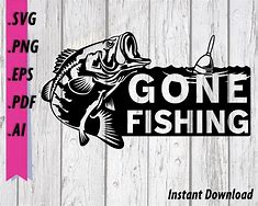 Image result for Gone Fishing Sign Clip Art