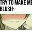 Image result for Looking at Phone Blushing Meme