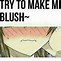 Image result for Thinking About and Blushing Meme
