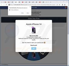 Image result for Win Free iPhone Scam