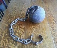 Image result for Cast Iron Ball and Chain
