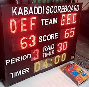 Image result for Kabaddi Score sheet