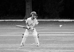 Image result for Outdoor Games in Black and White Cricket
