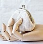 Image result for Vintage Fur Hide Coin Purse with Clasp