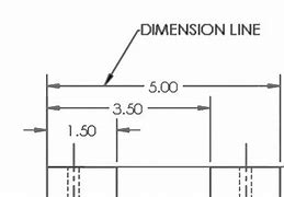 Image result for Dimension Line Drawing