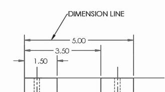 Image result for Dimension Line in Technical Drawing