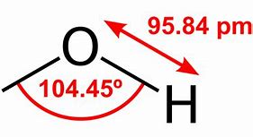 Image result for H2O Structural Formula
