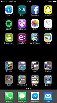 Image result for Standard iPhone 7 Home Screen