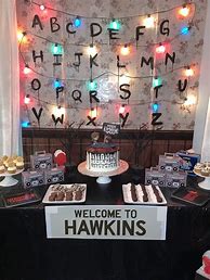 Image result for Stranger Things Themed Party