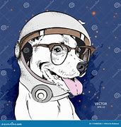 Image result for Dog Astronaut Cartoon