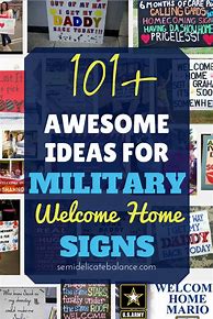 Image result for Cute Army Homecoming Signs