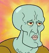 Image result for Squidward Staring