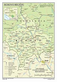 Image result for Kosovo Political Map