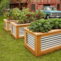 Image result for Elevated Garden Boxes DIY