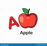 Image result for Letter a Apple Cartoon