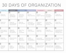 Image result for 30-Day Declutter Calendar Challenge