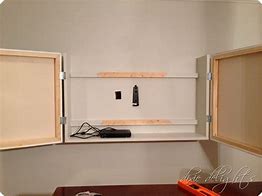 Image result for DIY Flat Screen TV Cabinet